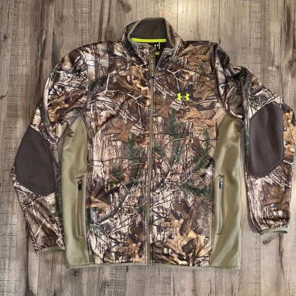 Men's Under Armour Scent Control Armour Fleece 2 Jacket Realtree Xtra Camo Large